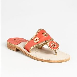 Jack Rogers Nantucket Slip-On Sandals Orange